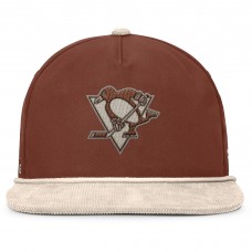 Бейсболка Pittsburgh Penguins Fanatics Brown/Cream Reminisce Vintage