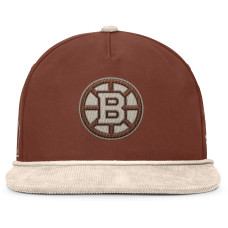 Бейсболка Boston Bruins Fanatics Brown/Cream Reminisce Vintage