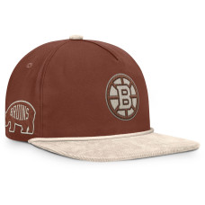 Бейсболка Boston Bruins Fanatics Brown/Cream Reminisce Vintage