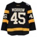 Joe Morrow Boston Bruins Fanatics Authentic Practice-Used #45 Black Reebok Jersey vs. Montreal Canadiens on January 1, 2016 - NHL Winter Classic - Worn During Warm-Ups