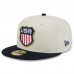 Бейсболка USA New Era 2025 4 Nations Face-Off 59FIFTY Fitted - White/Navy Бейсболка USA New Era 2025 4 Nations Face-Off 59FIFTY Fitted - White/Navy