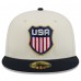 Бейсболка USA New Era 2025 4 Nations Face-Off 59FIFTY Fitted - White/Navy