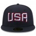 Бейсболка USA New Era 2025 4 Nations Face-Off 59FIFTY Fitted - Navy