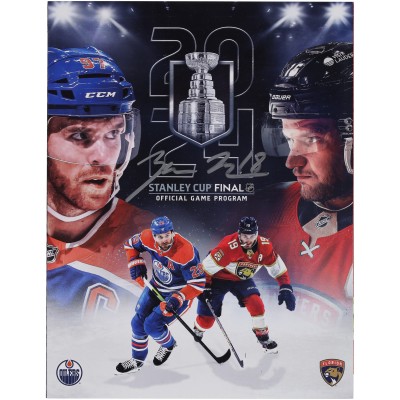Zach Hyman Edmonton Oilers Autographed Fanatics Authentic 2024 Stanley Cup Final Program