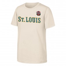 Подростковая St. Louis Blues Tan 2025 NHL Winter Classic Primary Logo T-Shirt
