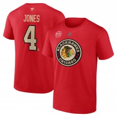 Футболка Seth Jones Chicago Blackhawks Fanatics 2025 NHL Winter Classic Authentic Stack Name & Number - Red