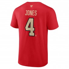 Футболка Seth Jones Chicago Blackhawks Fanatics 2025 NHL Winter Classic Authentic Stack Name & Number - Red