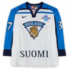 Jarkko Ruutu Team Finland Fanatics Authentic Game-Used #37 White Nike Jersey from the 2004 World Cup of Hockey