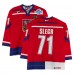 Jiří Šlégr Team Czech Republic Fanatics Authentic Game-Used #71 Red Nike Jersey from the 2004 World Cup of Hockey