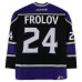 Джерси Alexander Frolov Los Angeles Kings Fanatics Authentic Game-Used #24 Black KOHO from the 2003 NHL YoungStars Game