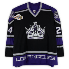 Джерси Alexander Frolov Los Angeles Kings Fanatics Authentic Game-Used #24 Black KOHO from the 2003 NHL YoungStars Game