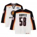 Lasse Kopitz Team Germany Fanatics Authentic Game-Used #58 White Nike Jersey from the 2004 World Cup of Hockey
