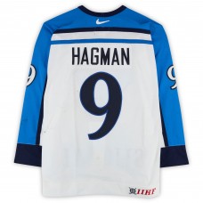 Niklas Hagman Team Finland Fanatics Authentic Game-Used #9 White Nike Jersey from the 2004 World Cup of Hockey