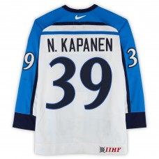 Niko Kapanen Team Finland Fanatics Authentic Game-Used #39 White Nike Jersey from the 2004 World Cup of Hockey