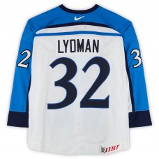 Toni Lydman Team Finland Fanatics Authentic Game-Used #32 White Nike Jersey from the 2004 World Cup of Hockey
