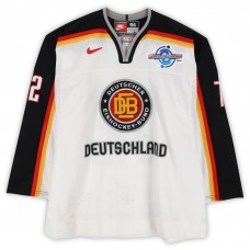 Petr Fical Team Germany Fanatics Authentic Game-Used #72 White Nike Jersey from the 2004 World Cup of Hockey