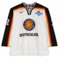 Tomas Martinec Team Germany Fanatics Authentic Game-Used #32 White Nike Jersey from the 2004 World Cup of Hockey