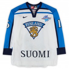 Ville Peltonen Team Finland Fanatics Authentic Game-Used #16 White Nike Jersey from the 2004 World Cup of Hockey