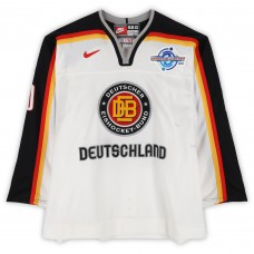 Robert Müller Team Germany Fanatics Authentic Game-Used #80 White Nike Jersey from the 2004 World Cup of Hockey
