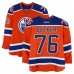 Ben Betker Edmonton Oilers Fanatics Authentic Player-Issued #76 Orange Reebok Jersey vs. Winnipeg Jets on October 23, 2016 - NHL Heritage Classic