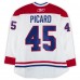 Alexandre Picard Montreal Canadiens Fanatics Authentic Player-Issued #45 White Reebok Jersey vs. Calgary Flames on February 20, 2011 - NHL Heritage Classic