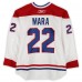Paul Mara Montreal Canadiens Fanatics Authentic Practice-Used #22 White Reebok Jersey vs. Calgary Flames on February 20, 2011 - NHL Heritage Classic - Worn During Warm-Ups