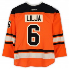 Andreas Lilja Philadelphia Flyers Fanatics Authentic Practice-Used #6 Orange Reebok Jersey vs. New York Rangers on January 2, 2012 - NHL Winter Classic - Worn During Warm-Ups