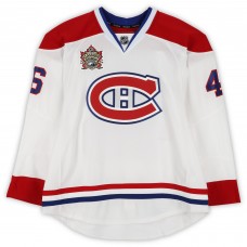 Andrei Kostitsyn Montreal Canadiens Fanatics Authentic Practice-Used #46 White Reebok Jersey vs. Calgary Flames on February 20, 2011 - NHL Heritage Classic - Worn During Warm-Ups