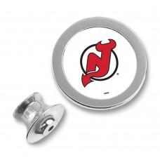 New Jersey Devils Silver Lapel Pin New Jersey Devils Silver Lapel Pin