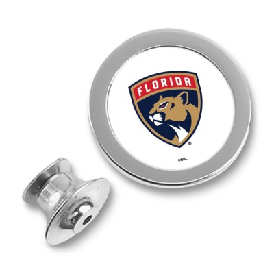 Florida Panthers Silver Lapel Pin