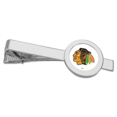 Chicago Blackhawks Silver Tie Bar