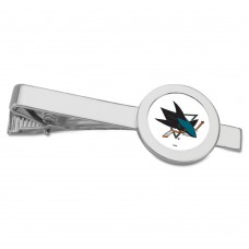 San Jose Sharks Silver Tie Bar