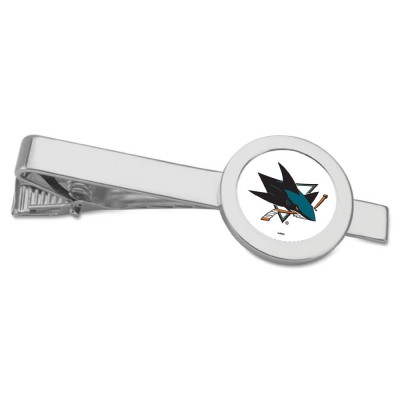 San Jose Sharks Silver Tie Bar