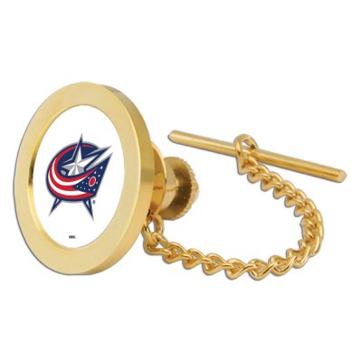 Columbus Blue Jackets Gold Tie Tack Lapel Pin