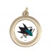 San Jose Sharks Gold Pendant