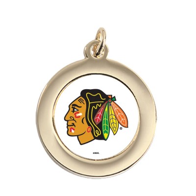 Chicago Blackhawks Gold Pendant