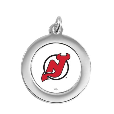 New Jersey Devils Silver Pendant