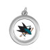 San Jose Sharks Silver Pendant San Jose Sharks Silver Pendant