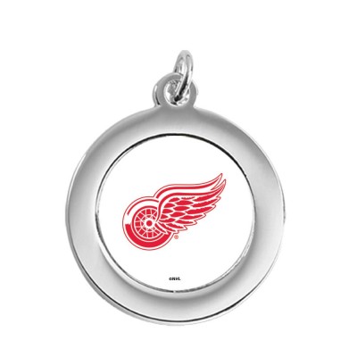 Detroit Red Wings Silver Pendant