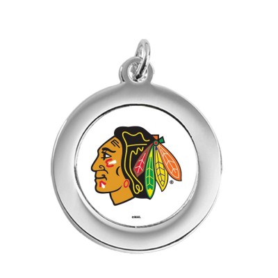 Chicago Blackhawks Silver Pendant