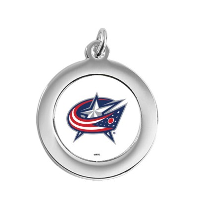 Columbus Blue Jackets Silver Pendant