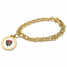 Florida Panthers Gold Charm Bracelet
