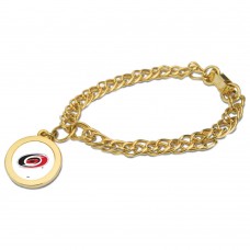 Carolina Hurricanes Gold Charm Bracelet