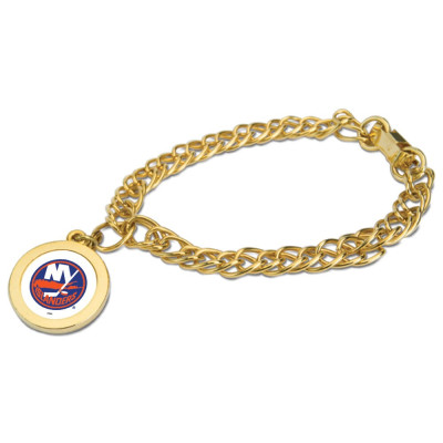 New York Islanders Gold Charm Bracelet