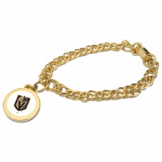 Vegas Golden Knights Gold Charm Bracelet