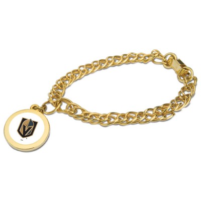 Vegas Golden Knights Gold Charm Bracelet