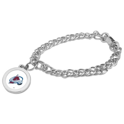 Colorado Avalanche Silver Charm Bracelet