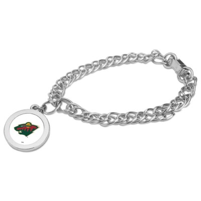 Minnesota Wild Silver Charm Bracelet