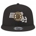 Бейсболка Boston Bruins New Era Black State Pride 9FIFTY
