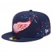 Бейсболка Detroit Red Wings New Era Navy Americana Fireworks 59FIFTY